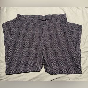 Plaid Black and White pants